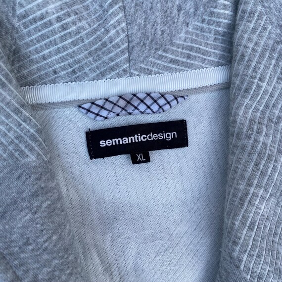 Vintage 90s Semantic Design Jacket Minimalist Casual Style Outfits