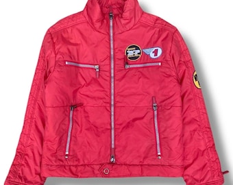 Vintage 90s Nitro Racing Jacket Motorsports Specialties Racing Team Nitro 9 Rider Jacket Size L