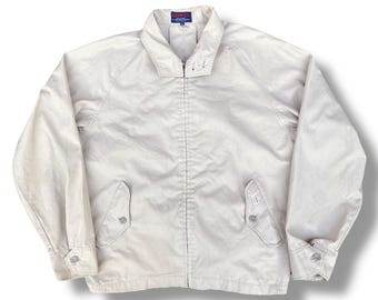 Vintage 90s Edwin Harrington Jacket Full Zipper Double Pocket The Edwin Company Bomber Jacket Retro Style Size L