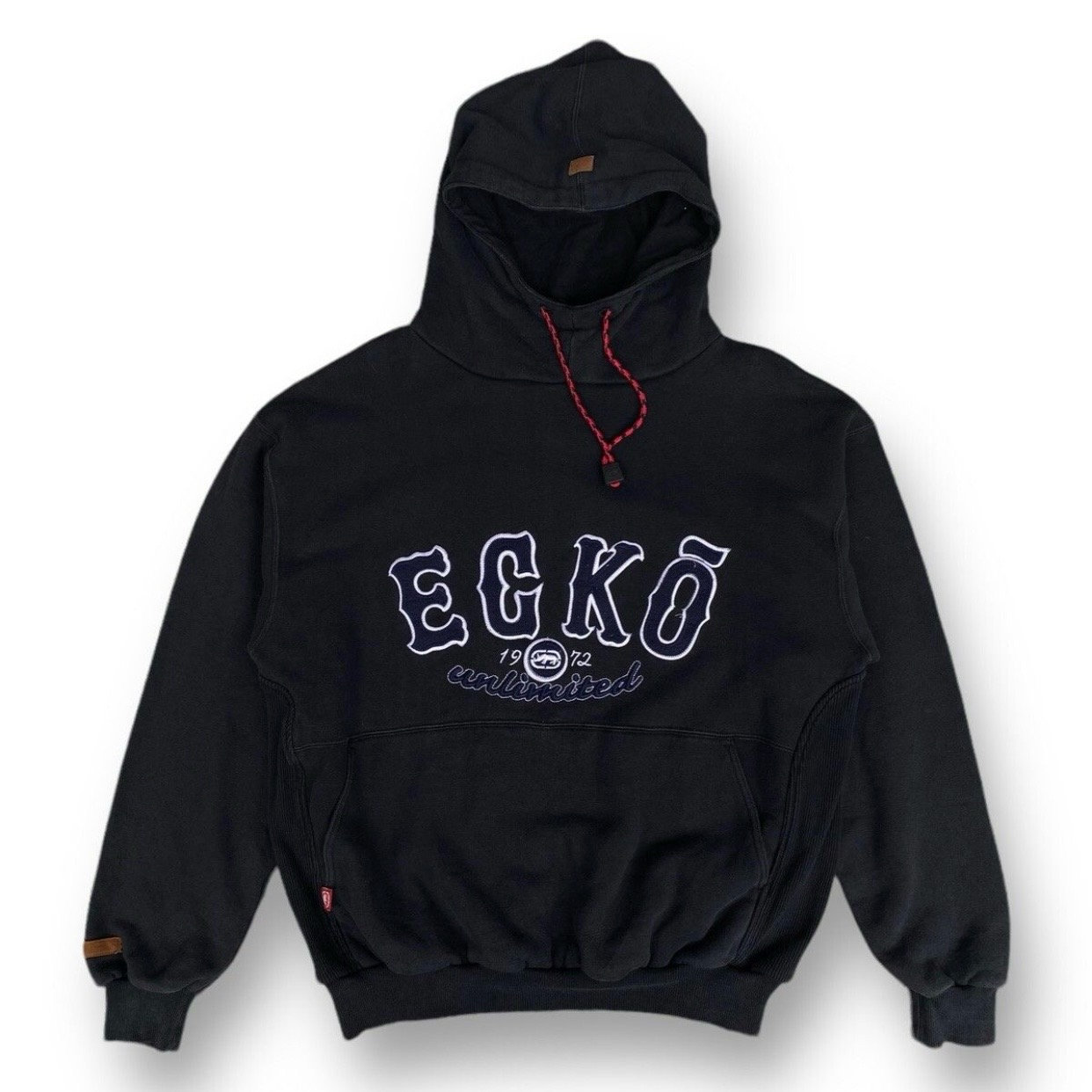 Vintage 90s Ecko Unltd Streetwear Brand Hoodies Jacket Medium Big