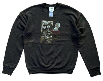 Vintage 90s Planet Of The Apes Official Movie Promo Sweatshirt Medium Size Go Ape! Twentieth Century Fox Film Corporation Size M
