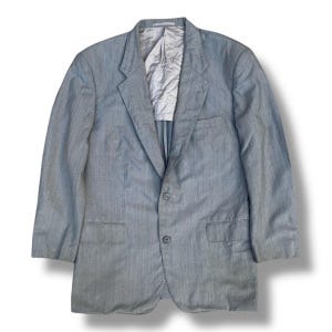 Vintage 80s Issey Miyake Blazer Jacket Miyake Design Studio Double Button Minimalist Formal Style Outfits Made in Japan Size M