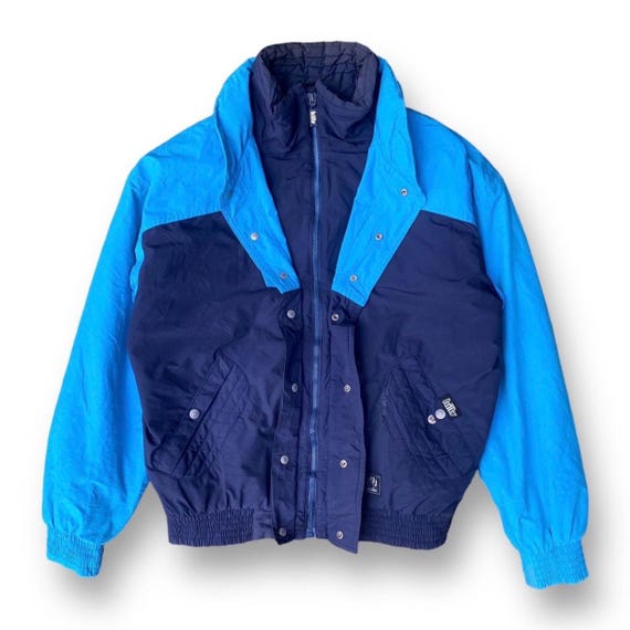 ジャケット・アウター KIARIS Vintage 90s Zipped Jacket 1980- 90s Neon Colour Block Ski Jacket - Lavon Voltage - Women's