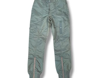 Pantalones de vuelo Avirex vintage, equipo militar de vuelo A-11D de la Fuerza Aérea de EE. UU., multibolsillos, talla 30.