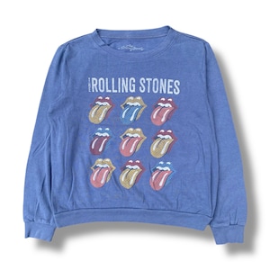 The Rolling Stones Sweatshirts Vintage Design English Rock Band Size S