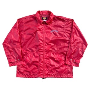 Vintage 90s International Guess Sport Usa Windbreaker Jacket Full Zipper Embroidery Spell Out Size L