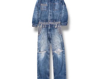 所々　Lee DUNGAREES VINTAGE OVERALLS Vintage Lee Denim Overalls W26 – The Barn Owl Vintage Goods
