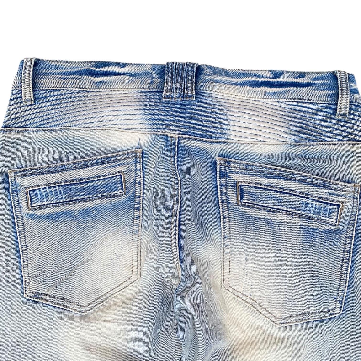 Vintage in the Attic Biker Pants Denim Jeans Japanese Brand 