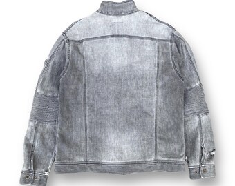 Vintage 90s PPFM Button up Jacket Multipocket Snap Button