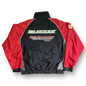 Vintage 90s Blizzak Revolution Bridgestone Jacket Racing Team Motorsports Full Zipper Big Embroidery Spell Out Rider Outerwear Jacket Size L