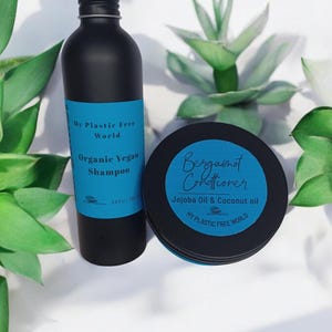 Citrus Harmony - Bergamot Vegan Shampoo And Conditioner - Plastic Free - 290ml