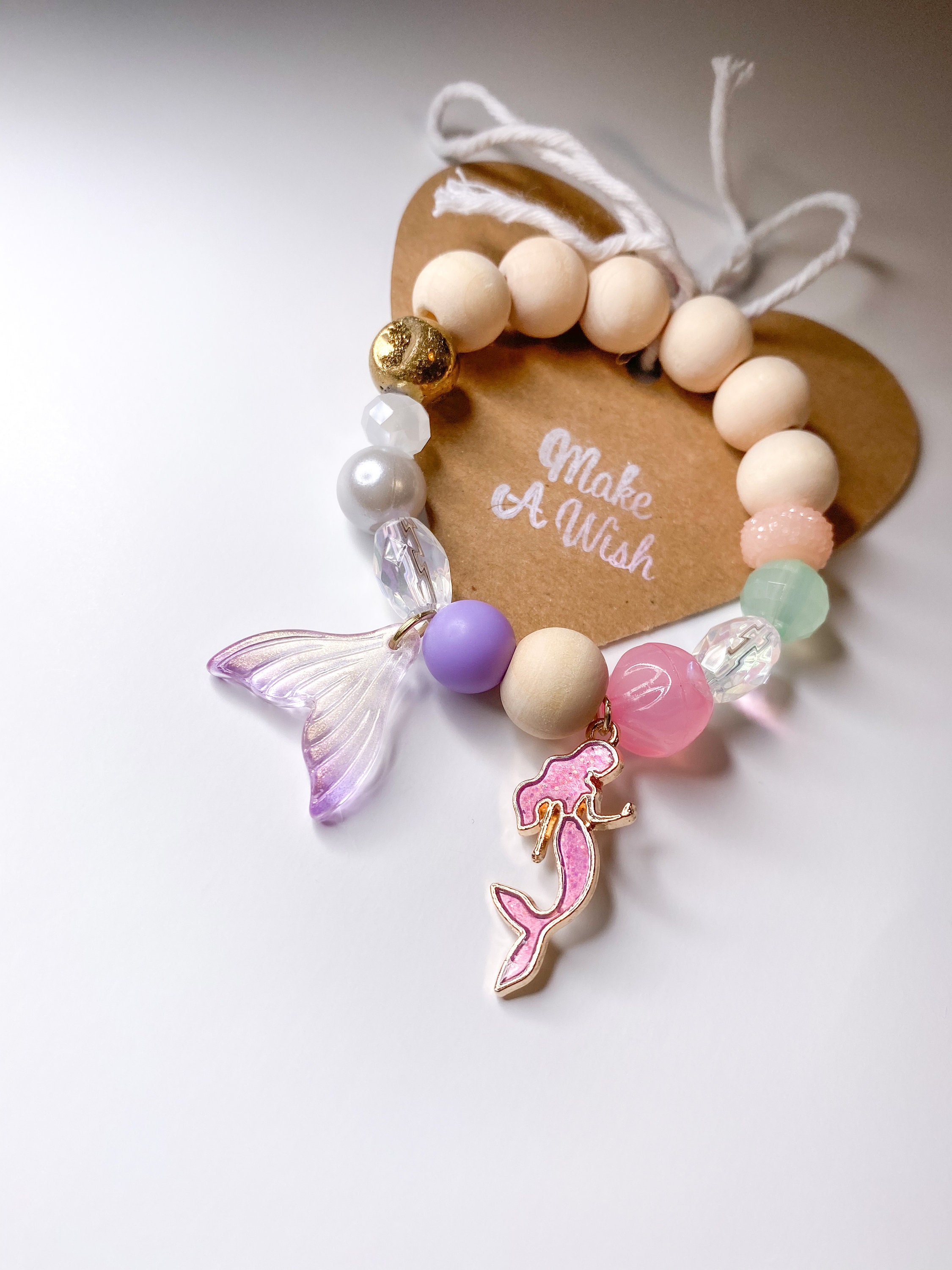 Mermaid bracelet/Charm bracelet/Kids Bracelets for Etsy