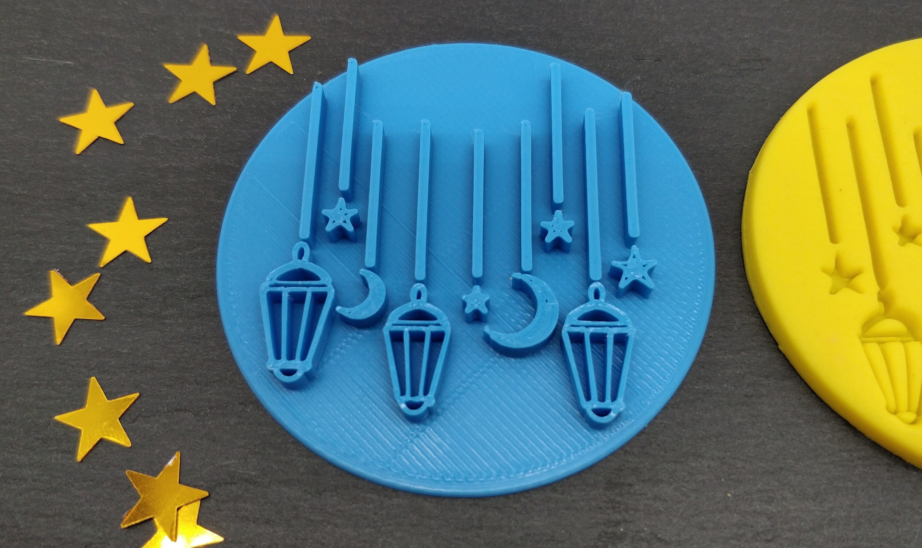 Eid Lanterns Debosser fondant and cookie stamp Etsy