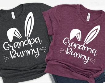 Grandma Bunny Shirt | Family Bunny Easter Shirts | Grandma Bunny | Grandkids Bunny Shirt | Grandpa Bunny Gift | Family Easter Shirts |