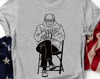 Bernie Sanders Shirt, Bernie Sanders Mittens Mood Shirt, Bernie Meme 2020, Mittens, Funny Bernie Inauguration Shirt, Funny Shirt, Trending