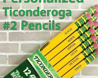 Personalized Name Pencils