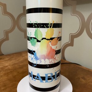 Personalized 20 oz Insulated Sealed Straight Steel Tumbler