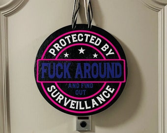Protected By..Door Sign