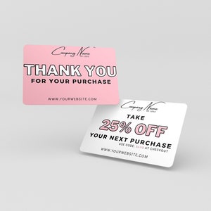 Carte de remerciement pour petite entreprise, carte de remerciement féminine, carte de remerciement modifiable, bricolage beauté entreprise cils, ongles, cheveux, maquillage