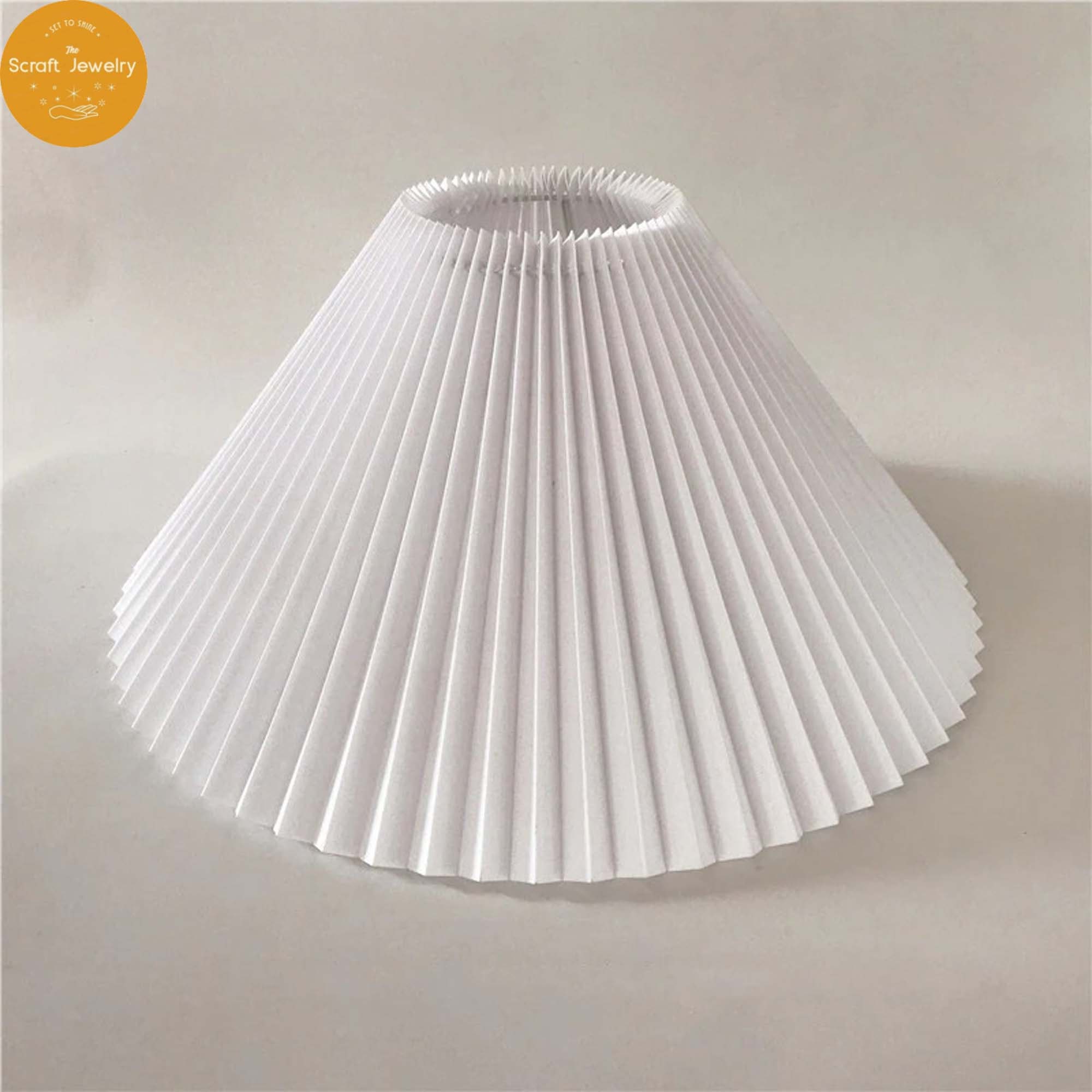 Clip On Lampshade Pleated Lamp Shades drum lamp shade for Etsy