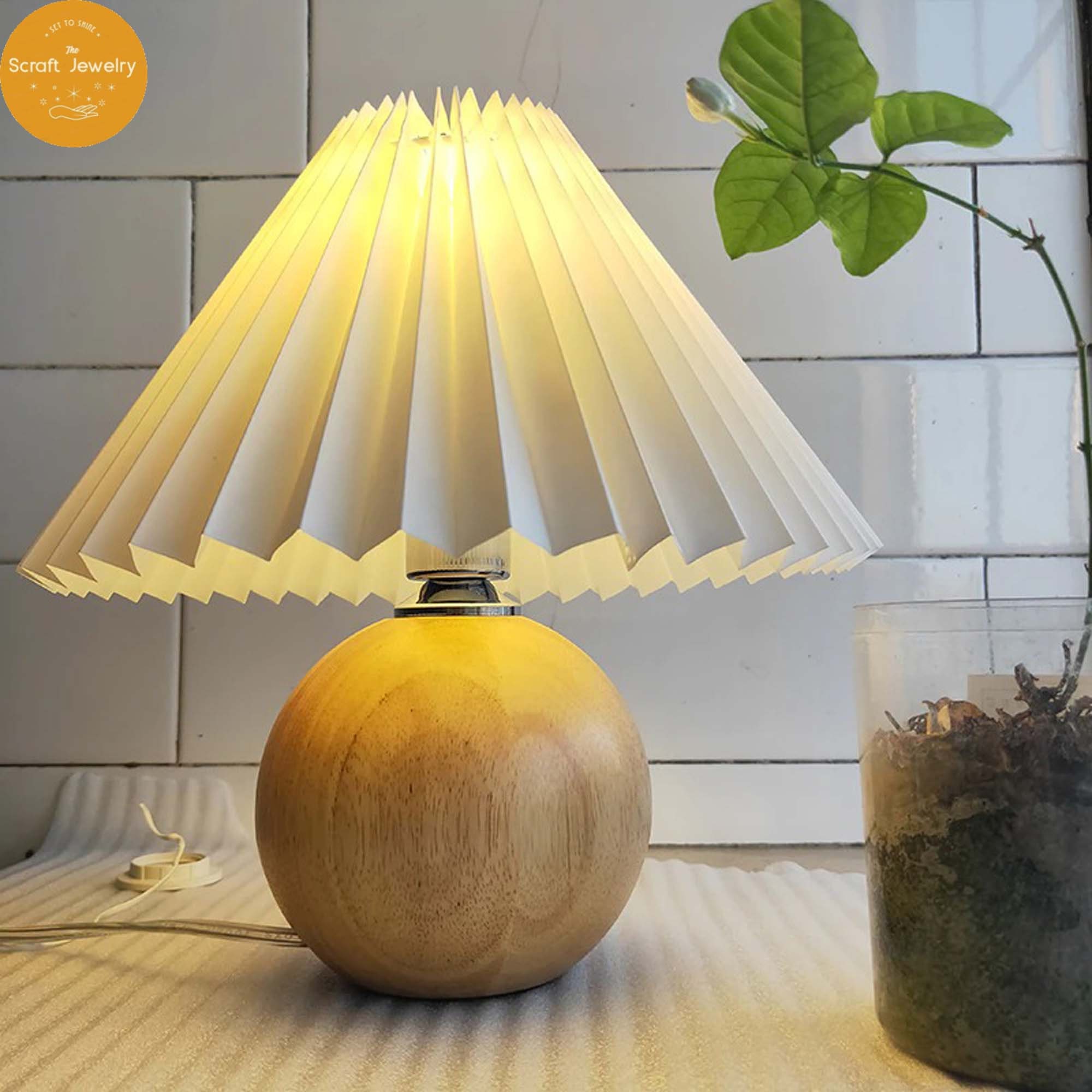 Clip On Lampshade Pleated Lamp Shades drum lamp shade for Etsy