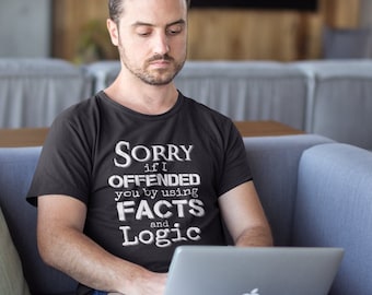 Faits et logique Unisexe Heavy Cotton Tee