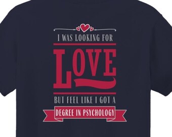 Love Psychology Degree Ladies' 5.3 oz. T-Shirt