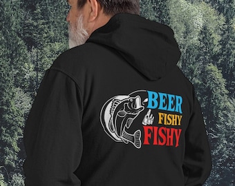 Beer Fishy Fishy Unisex Heavy Blend Full Zip Hooded Sweatshirt
