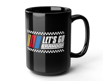 FJB Let's Go Brandon Black Mug 15oz