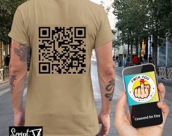 FU QR Code T-Shirt G500 5.3 oz. T-Shirt
