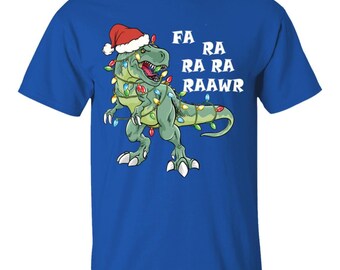 Christmasauras Youth 5.3 oz 100% Cotton T-Shirt