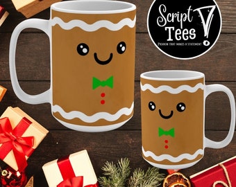Gingerbread 15 oz. White Mug
