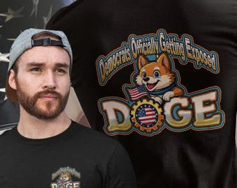 Les démocrates DOGE sont officiellement exposés - G500 Gildan 5,3 oz. T-shirt