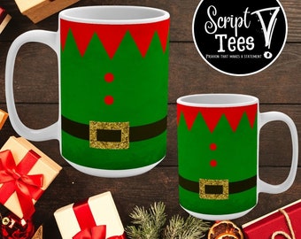 Elf 15 oz. White Mug