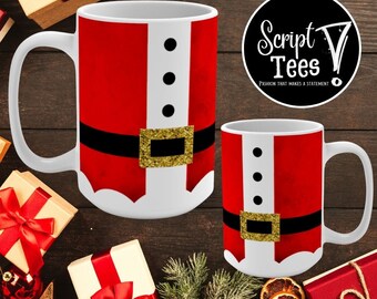 Santa 15 oz. White Mug