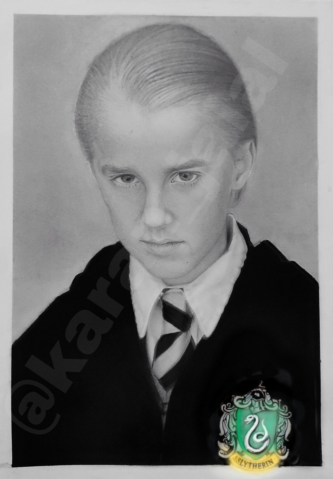 Draco Malfoy sketch sketch from photoHarry Potter Etsy