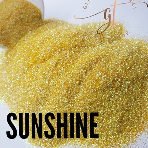 SUNSHINE // Fine Yellow PET Glitter