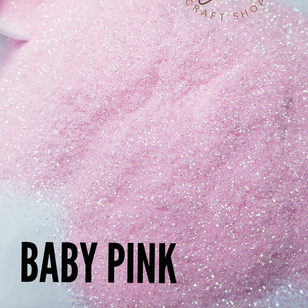 BABY PINK // Light Pink Extra Fine PET Glitter