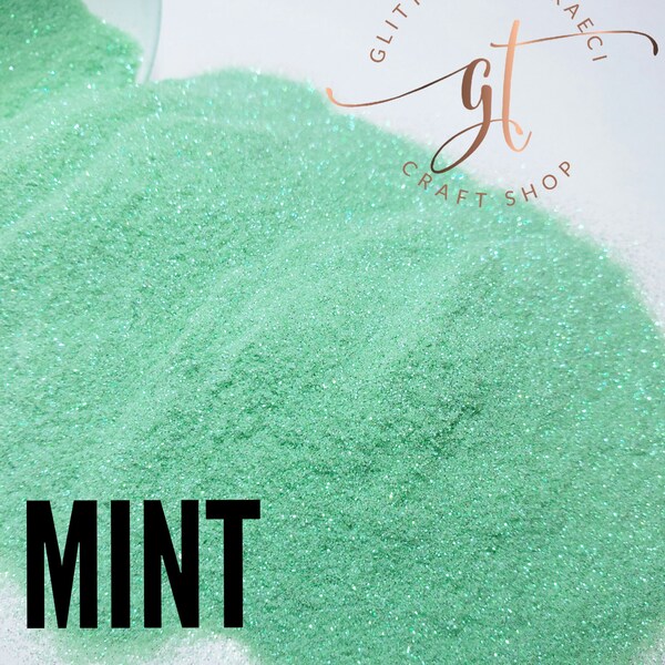 MINT // Extra Fine Green PET Glitter