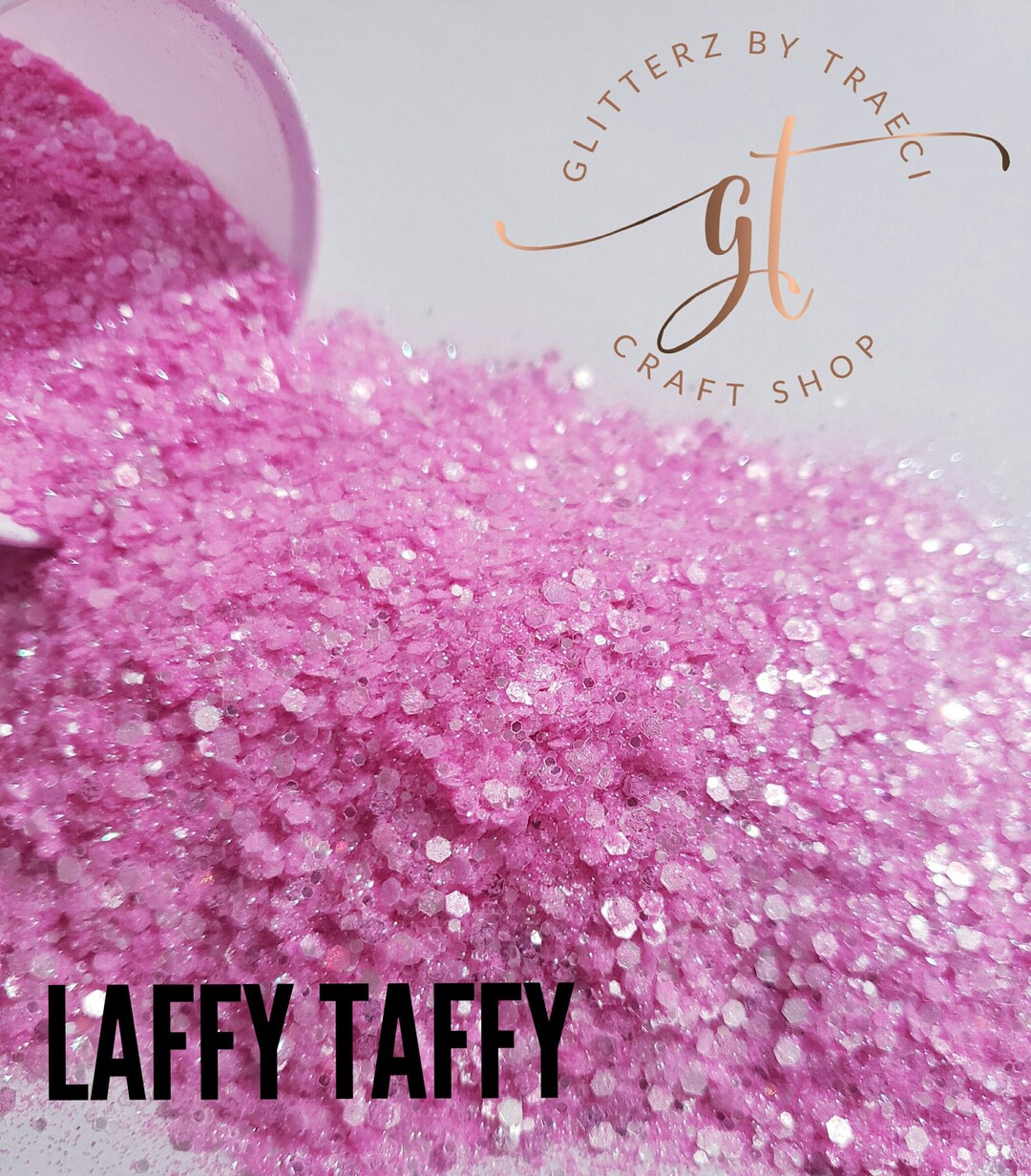 LAFFY TAFFY // Custom Mix Pink PET Glitter Etsy