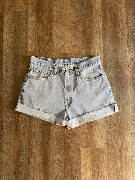 Buy > vintage levi jean shorts > in stock