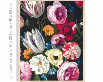 Blumen Motiv: Vintage Blumen Stillleben (Digitaler Download)