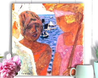 Pierre Bonnard Painting: Arcachon Bay, French Coast (Printable Wall Art)