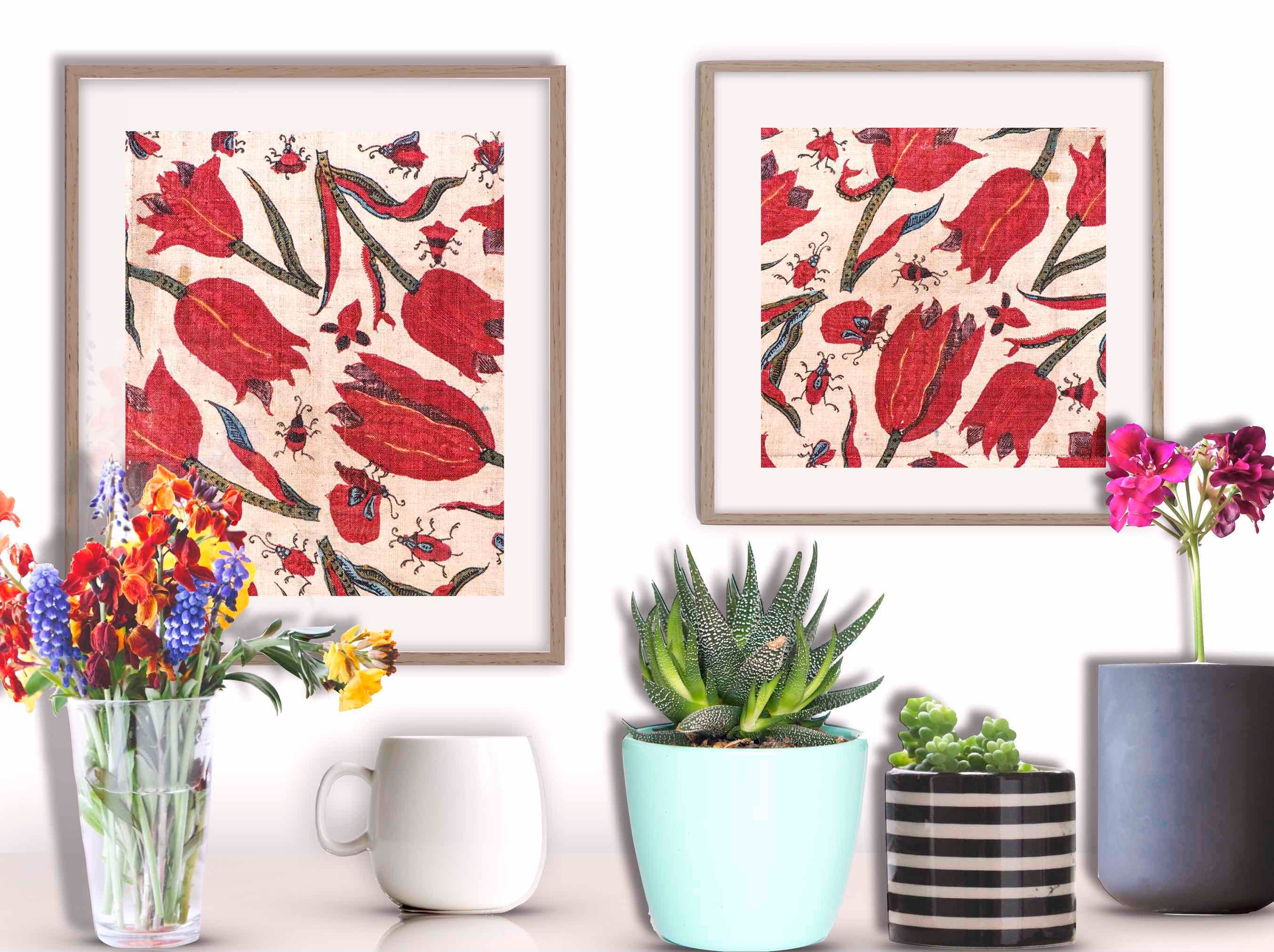 Textile Wall Decor, Vintage Chintz, Textile Design, Indian Textile ...
