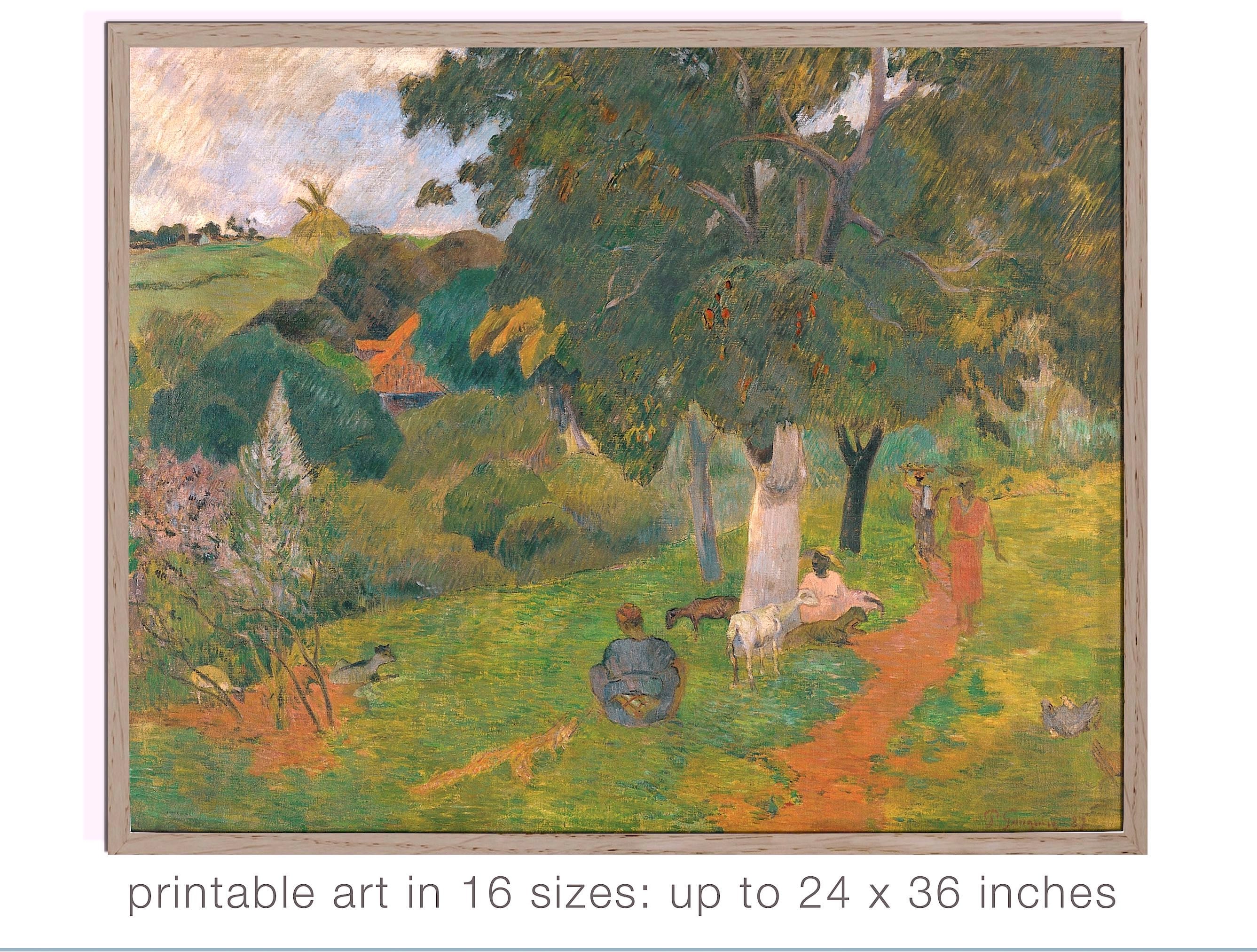 PAUL GAUGUIN Printable Wall Art | Gauguin Martinique Painting ...