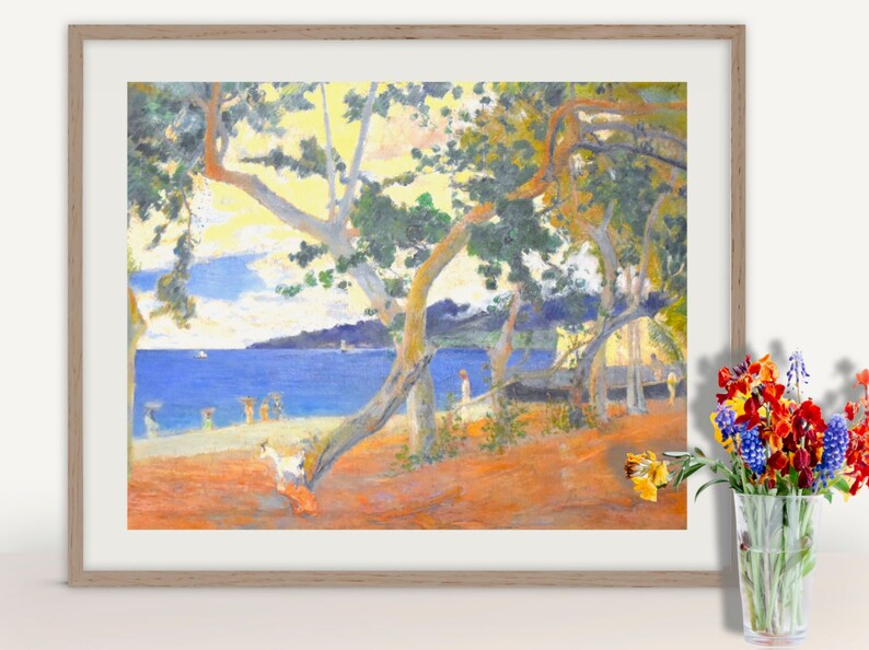 Martinique Coast, Paul Gauguin Printable, Downloadable Art, Tropical ...
