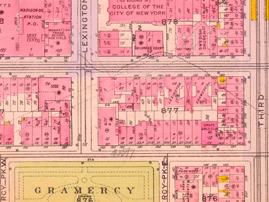 Manhattan Vintage New York Decor Printable Map Madison Etsy