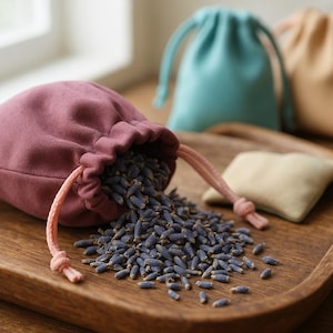 Flannel bags for jewelry, candy or guest gifts, for rings, necklaces, bracelets, earrings