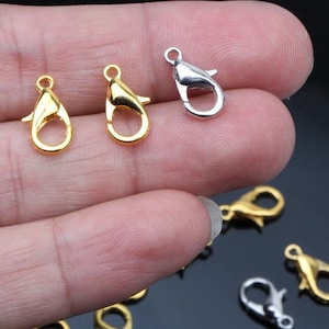 50pcs/lot Steel Carabiner Hooks End Clasps