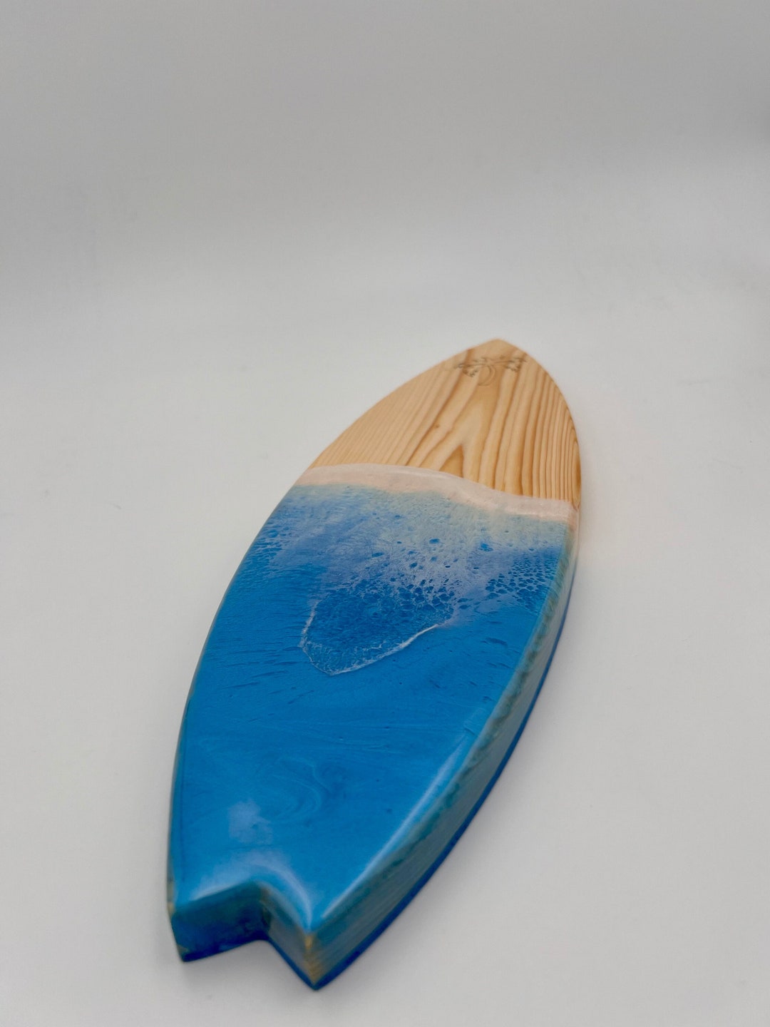 Decorative Pine Surfboards With Ocean Epoxy Etsy